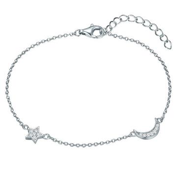 Femme Bracelet Lune, étoiles