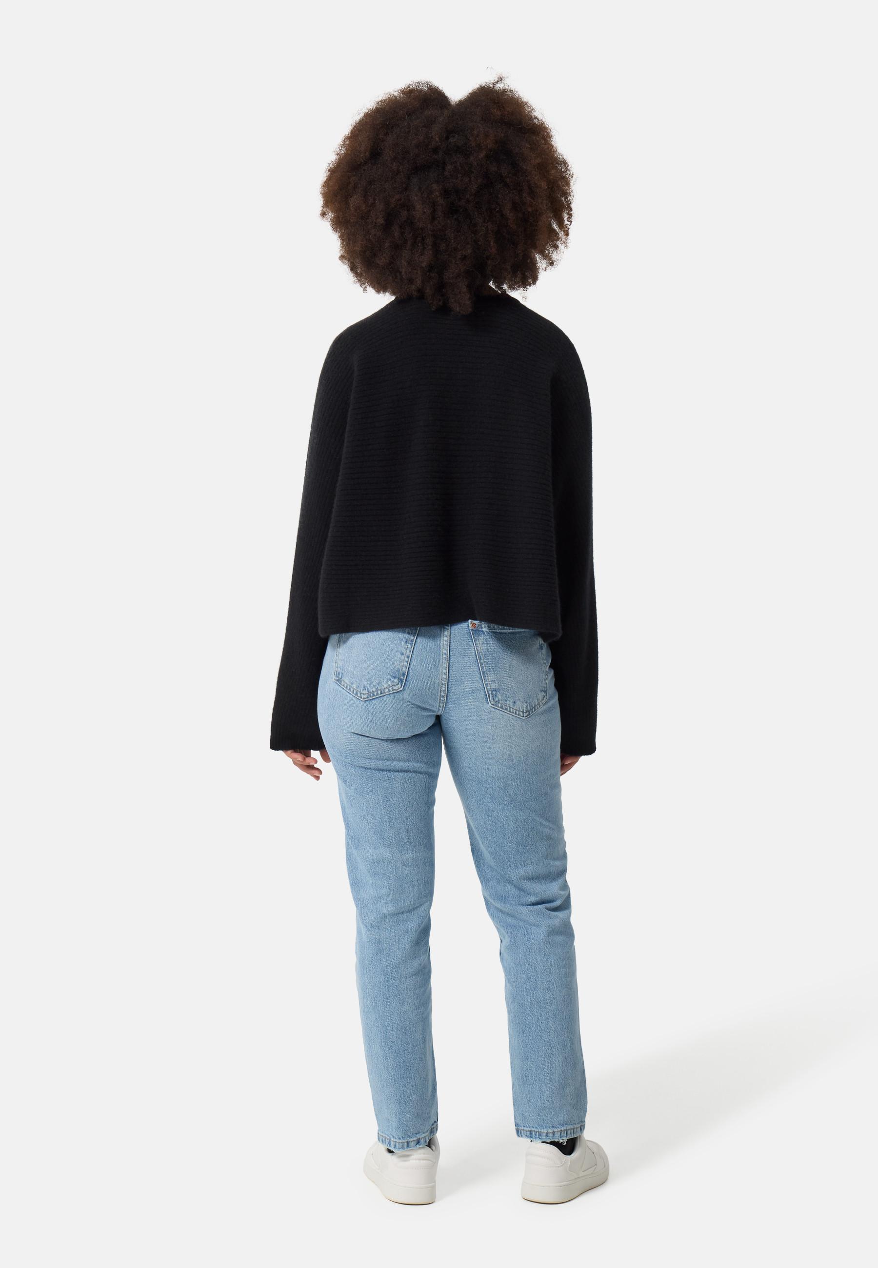 CASH-MERE.CH  Wolle Kaschmir Rundhals Pullover 