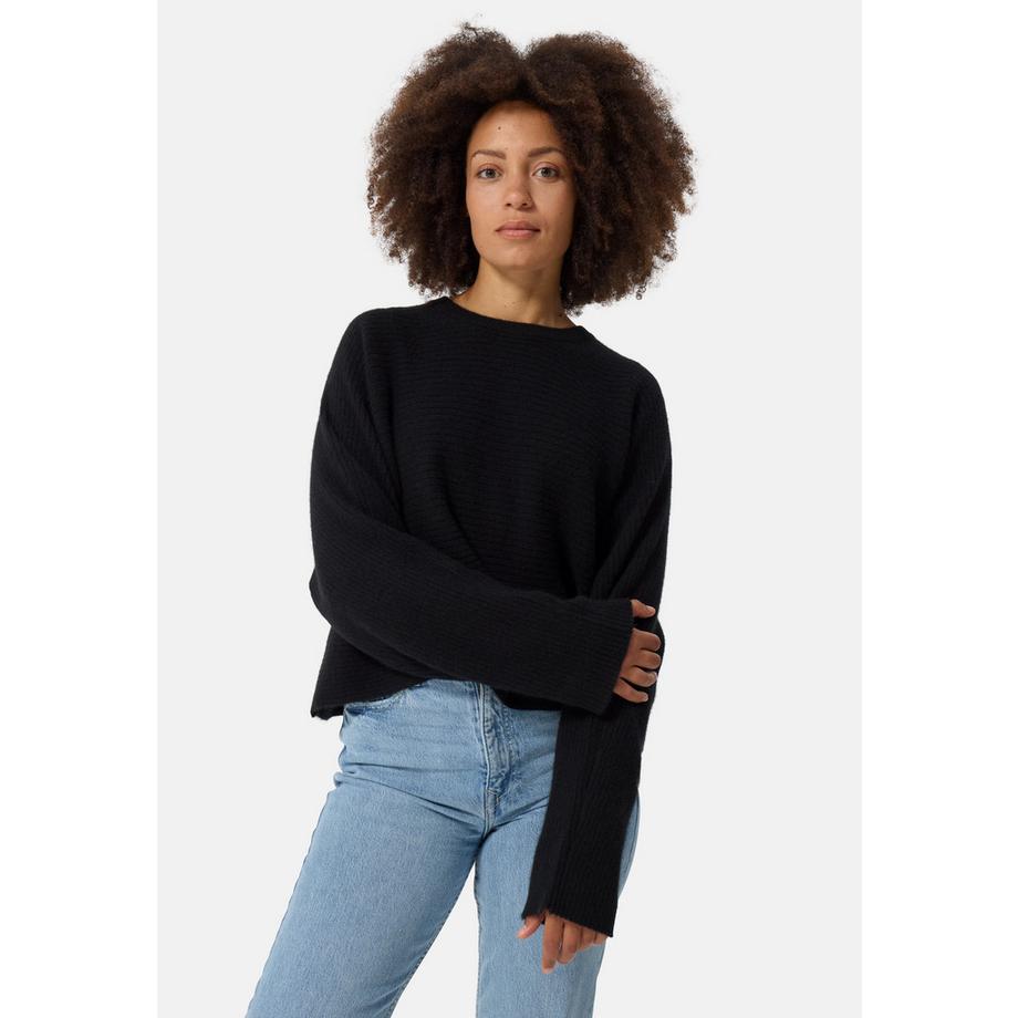 CASH-MERE.CH Wolle Kaschmir Rundhals Pullover  