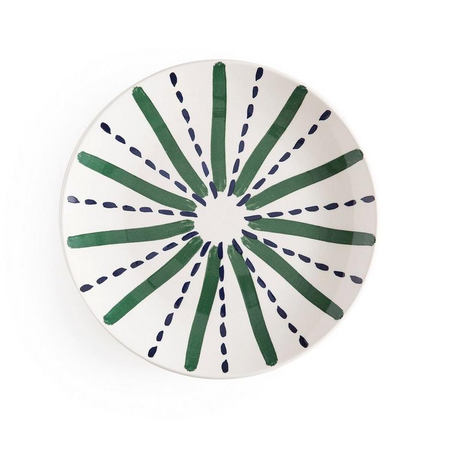 La Redoute Intérieurs Lot de 4 assiettes plates faïence Riveri  