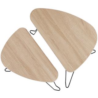 Tectake Ensemble de 2 tables d’appoint Richmond  