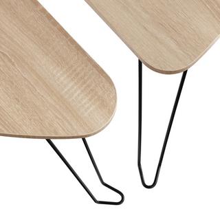 Tectake Ensemble de 2 tables d’appoint Richmond  