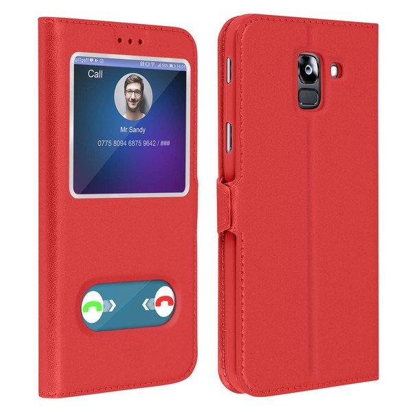 Avizar  Doppelfenster Cover Samsung Galaxy J6 