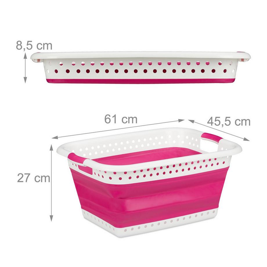B2X Faltbarer Wäschekorb  