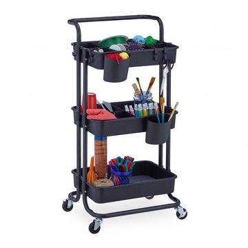 Carrello con 3 ripiani