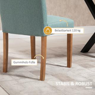 HOMCOM Chaises de salle à manger  