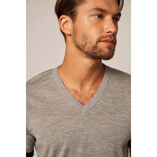 Bellemere New York  T-shirt a righe in cashmere a maniche corte 