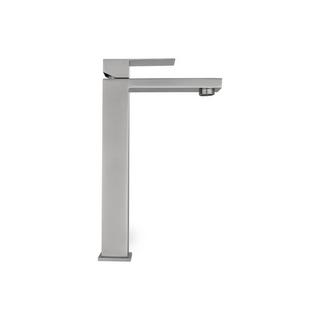 SHOWER DESIGN Robinet mitigeur mécanique carré en inox - Coloris nickel brossé - H31 cm - CANILAS  