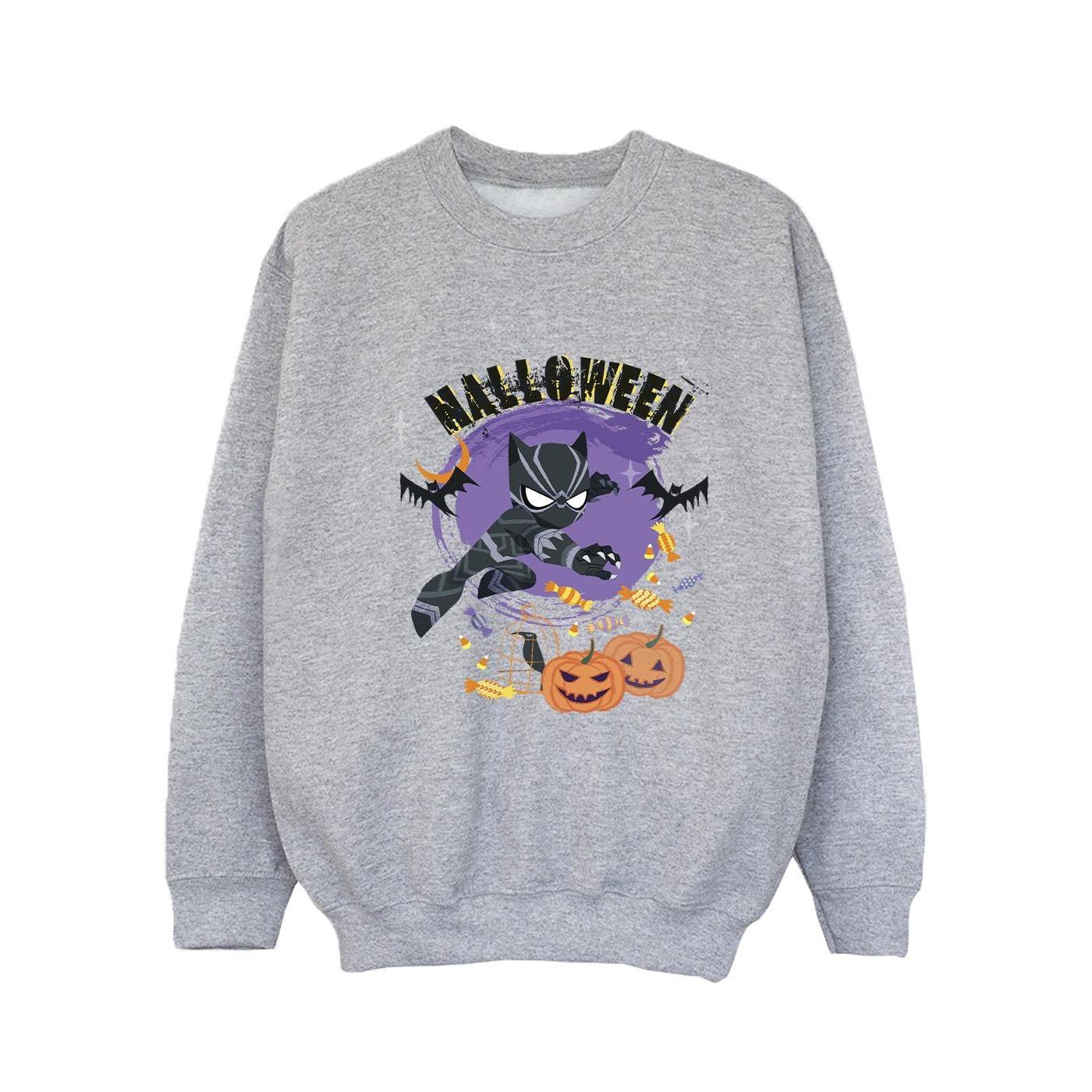 Image of Black Panther Halloween Sweatshirt Mädchen Grau 140/146