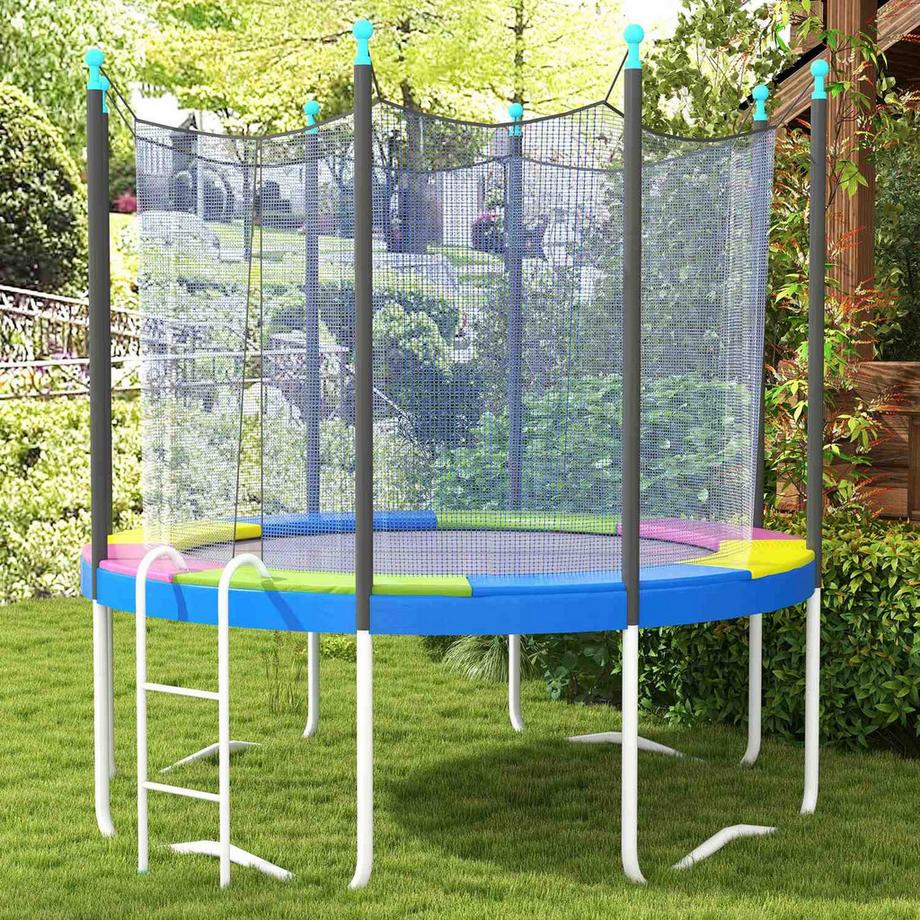 Northio  Trampolin Randabdeckung Ø305 cm, bunt, wetterbeständig & UV-Schutz, ideal für Gartentrampoline |.de 
