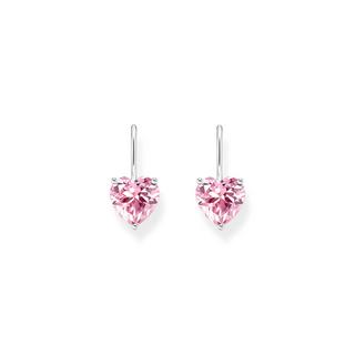 Thomas Sabo  Boucles d'oreilles Coeur rose Zircone 