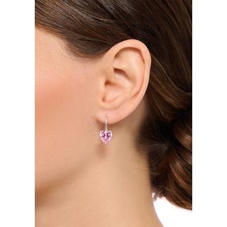 Thomas Sabo  Boucles d'oreilles Coeur rose Zircone 