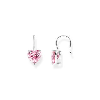 Thomas Sabo  Boucles d'oreilles Coeur rose Zircone 