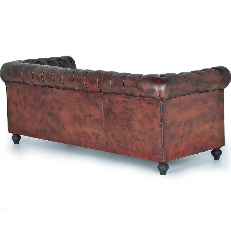 mutoni Canapé Mateo cuir brun 200  