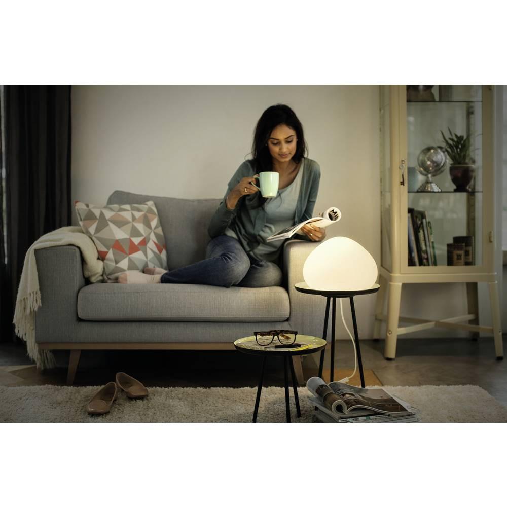 Philips Lighting Philips Hue White Amb. Lampe de table Wellner 806 lm avec interrupteur à intensité variable  