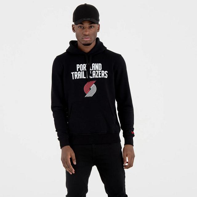 NEW ERA  sweatshirt à capuche portland trail blazers nba 