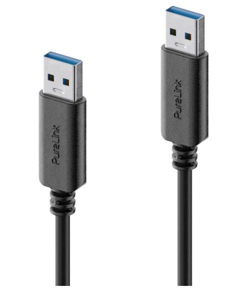 Image of IS2401-005 USB Kabel 0,5 m USB 3.2 Gen 1 (3.1 Gen 1) USB A Schwarz
