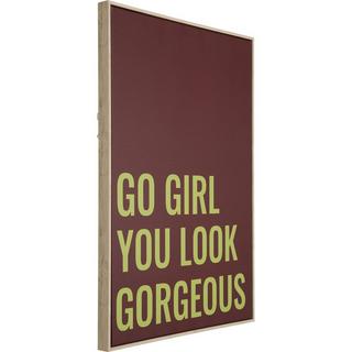 KARE Design Quadro incorniciato Go Girl 50x70  