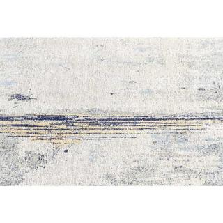 KARE Design Tapis Abstrait Bleu Foncé 240x170cm  