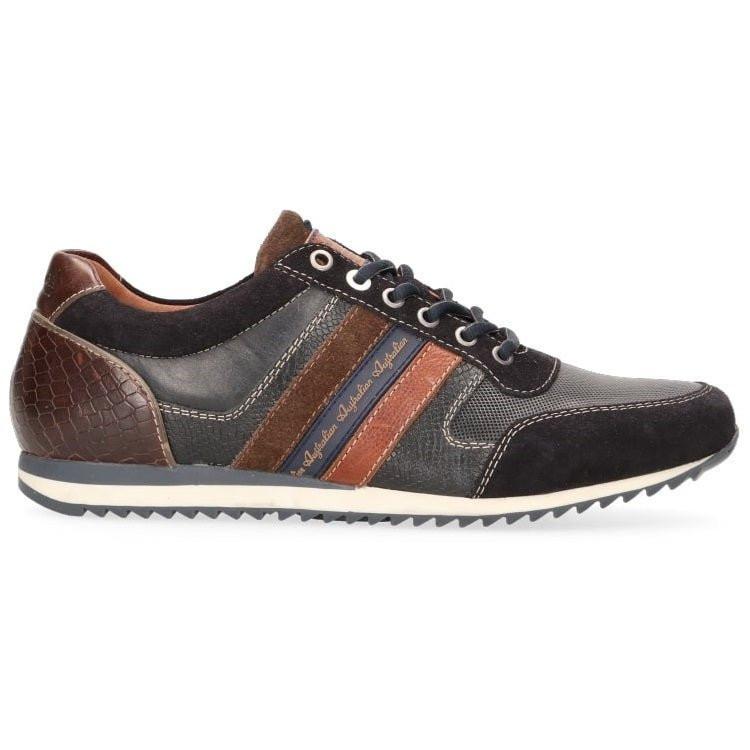 Image of Camaro - Leder Sneakers Herren Blau 39