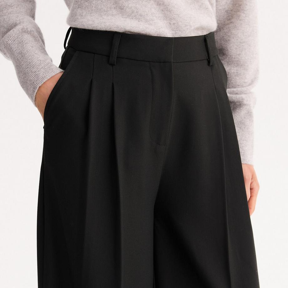 La Redoute Collections Pantaloni Vita Alta Gamba Larga  