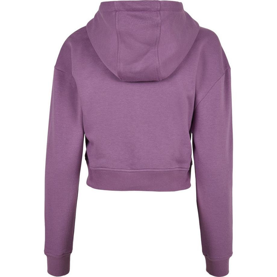 URBAN CLASSICS Court Terry Cropped Hoodie  