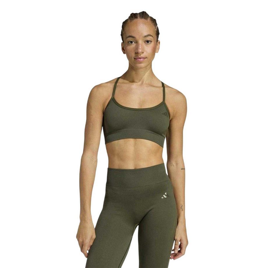 adidas Reggiseno Sportivo Essential con Spalline Incrociate sul Retro  