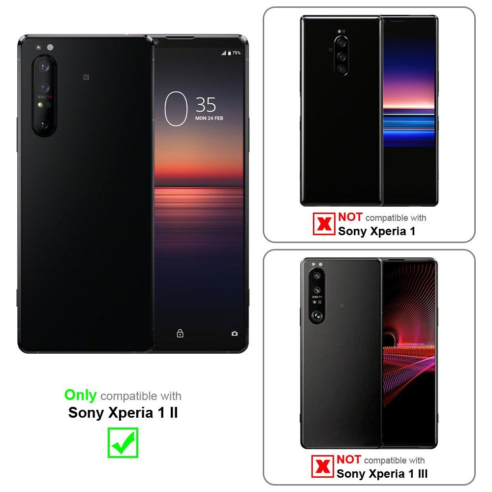 Cadorabo  Housse compatible avec Sony Xperia 1 II - Coque de protection avec fermeture magnétique, fonction de support et compartiment pour carte 