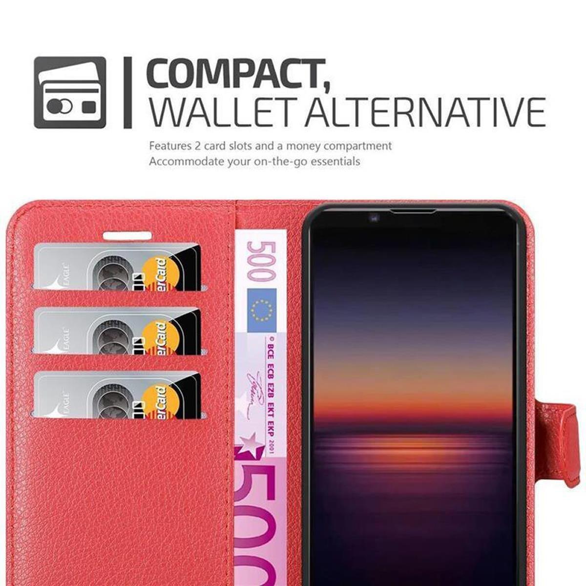 Cadorabo  Housse compatible avec Sony Xperia 1 II - Coque de protection avec fermeture magnétique, fonction de support et compartiment pour carte 