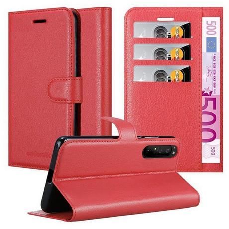 Cadorabo  Housse compatible avec Sony Xperia 1 II - Coque de protection avec fermeture magnétique, fonction de support et compartiment pour carte 