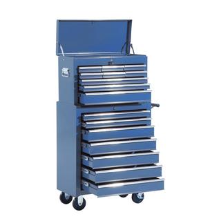 Northio Carrello Portautensili, Carrello Da Officina, Carrello, Cassetta Degli Attrezzi (Blu).  