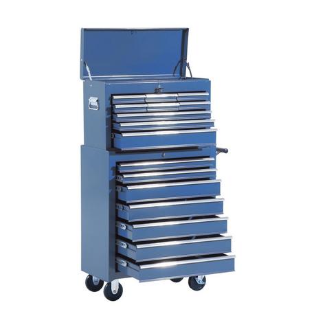 Northio Carrello Portautensili, Carrello Da Officina, Carrello, Cassetta Degli Attrezzi (Blu).  