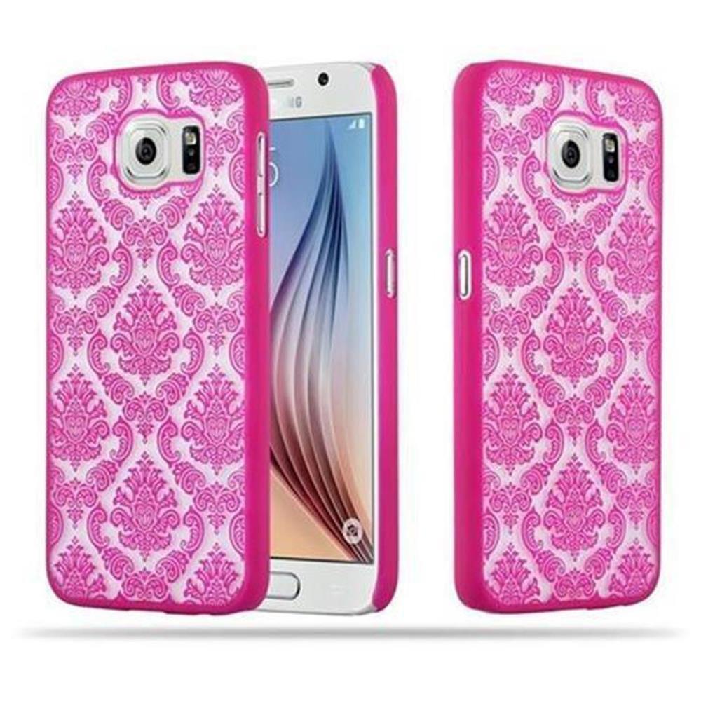 Cadorabo  Hülle für Samsung Galaxy S6 Blumen Paisley Henna Design 