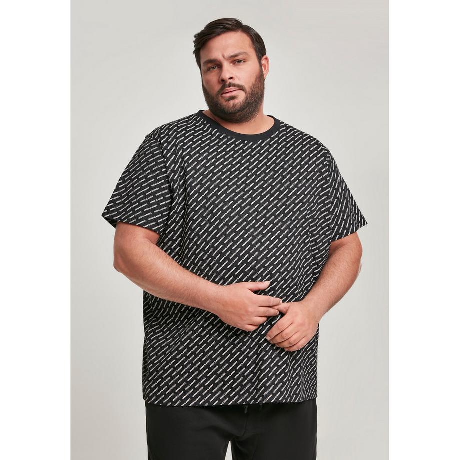 t-shirt taglie comode urban classic allover logo