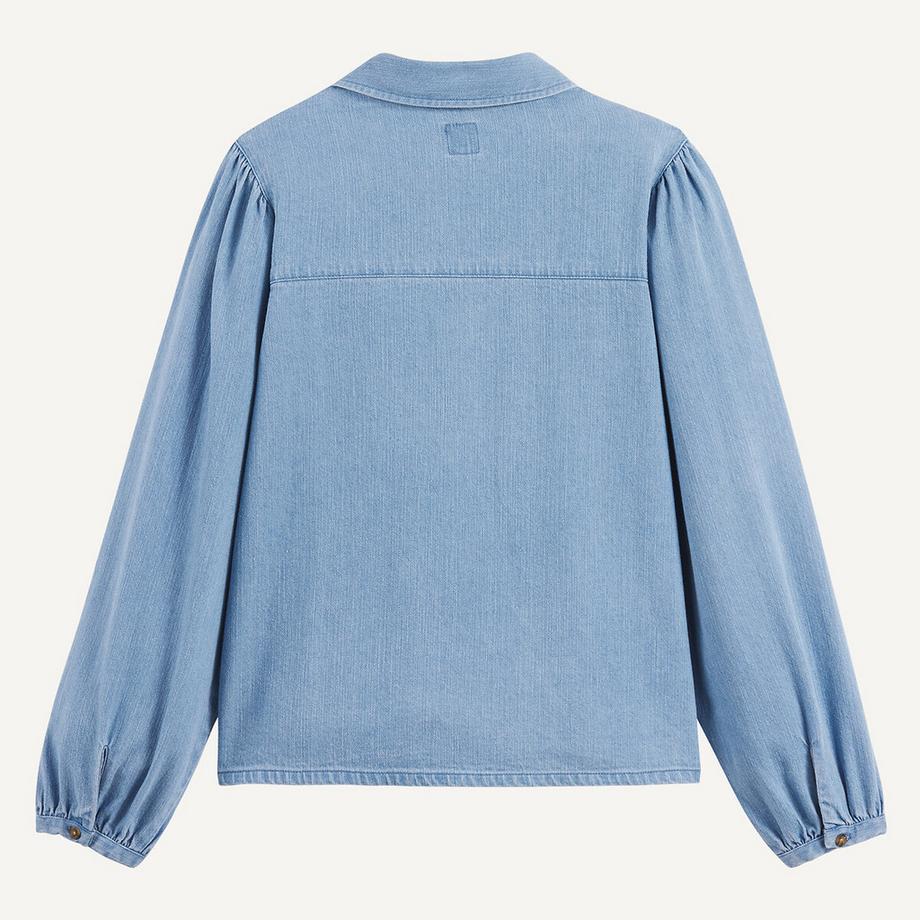 La Redoute Collections  Langärmelige Bluse aus Denim 