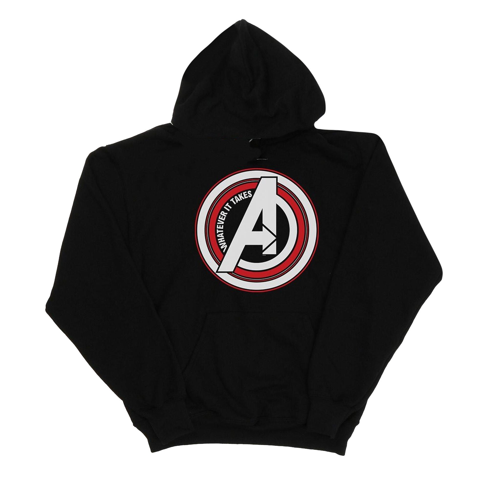Image of Avengers Endgame Whatever It Takes Symbol Kapuzenpullover Jungen Schwarz 116