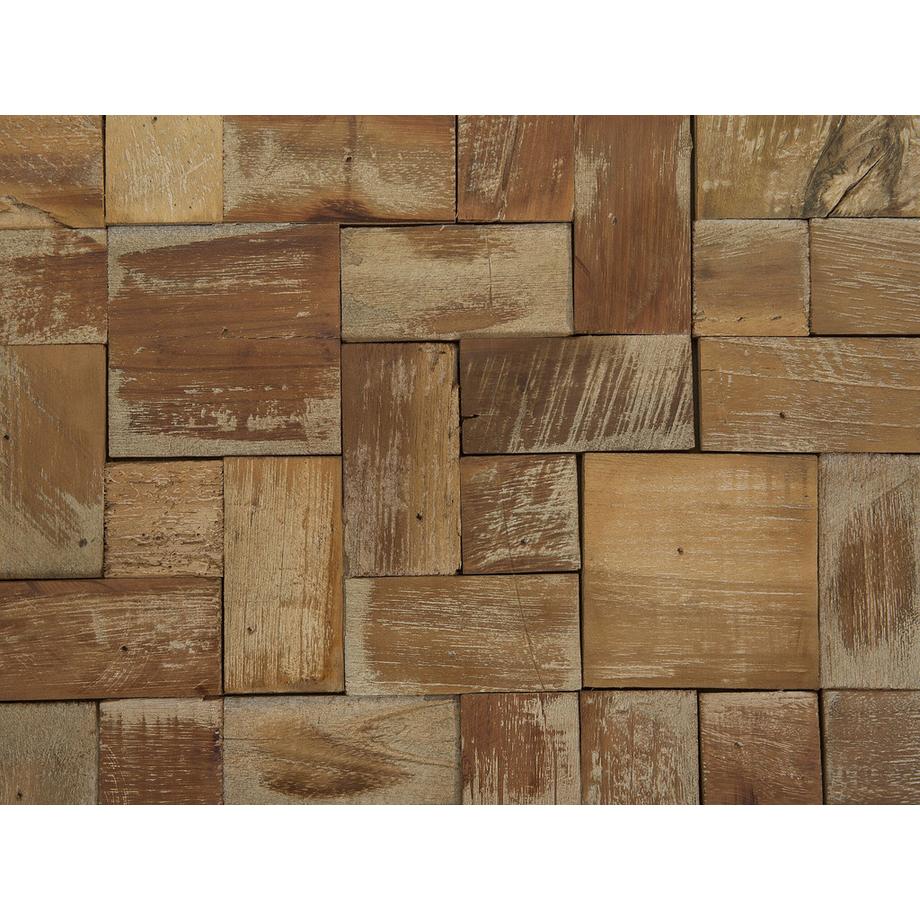 Beliani Table basse en Teck Industriel GAMBO  