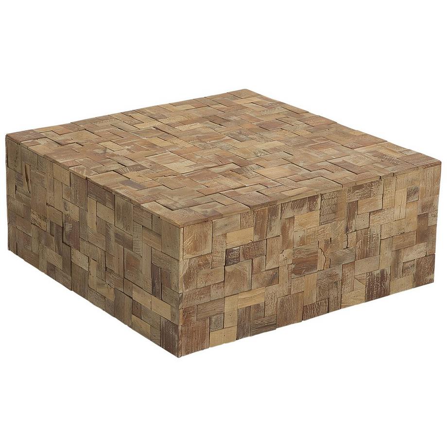 Beliani Table basse en Teck Industriel GAMBO  