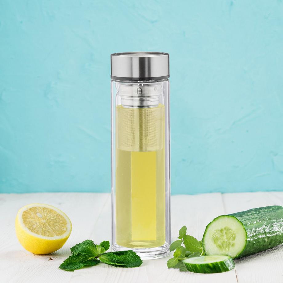 Northio  Teeflasche mit Sieb zum Mitnehmen 