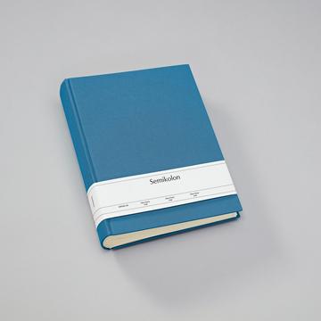 Semikolon Classic Large Fotoalbum Blau 40 Blätter Hardcover-Bindung