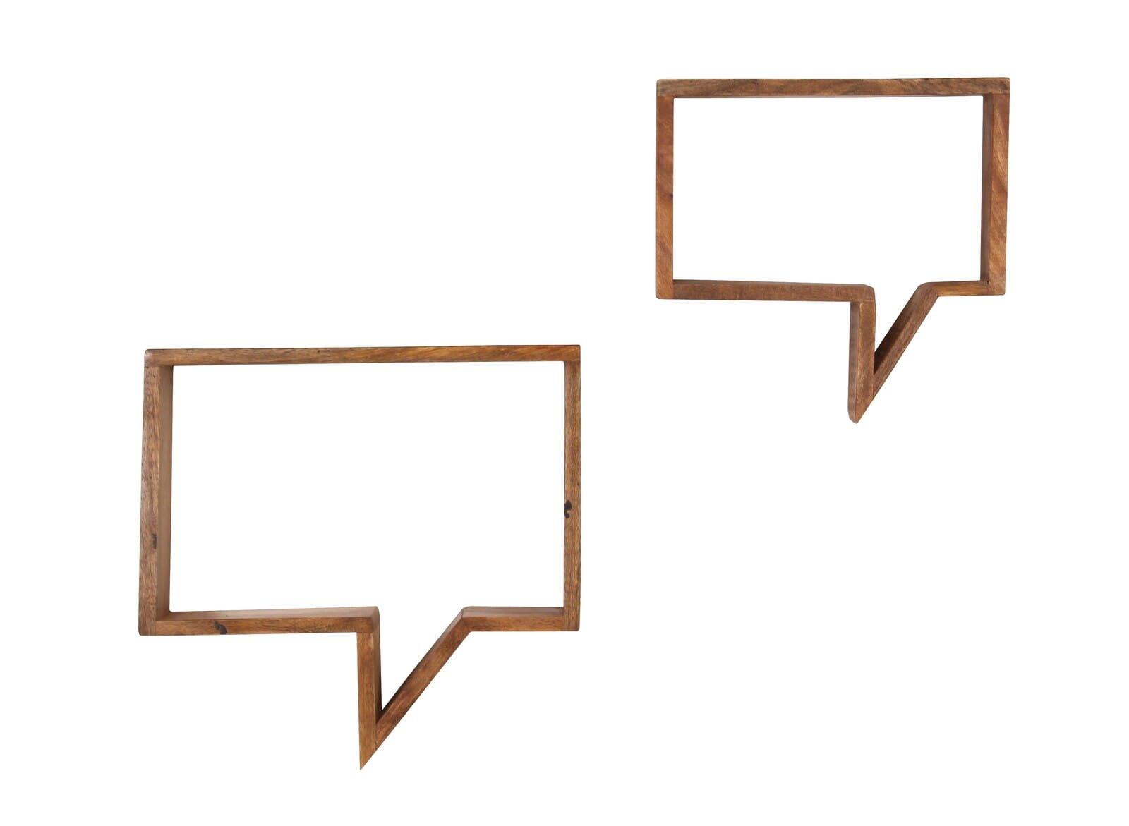 Image of Wandregal Mango massiv 50x13x46 (2er-Set) Wandregal Mango massiv 50x13x46 (2er-Set)