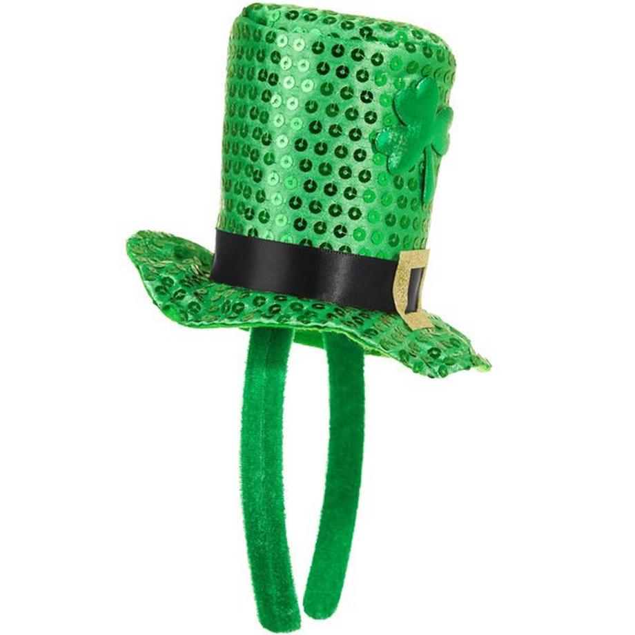 Tectake  Mini-cilindro da Festa di San Patrizio - Trifoglio verde 