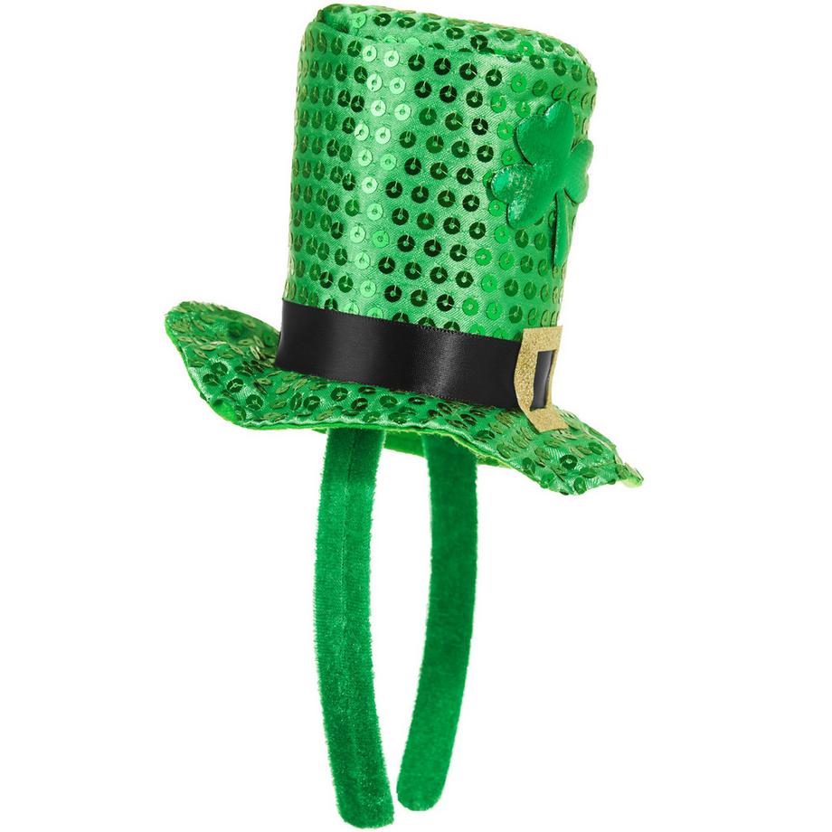 Tectake  Mini-cilindro da Festa di San Patrizio - Trifoglio verde 