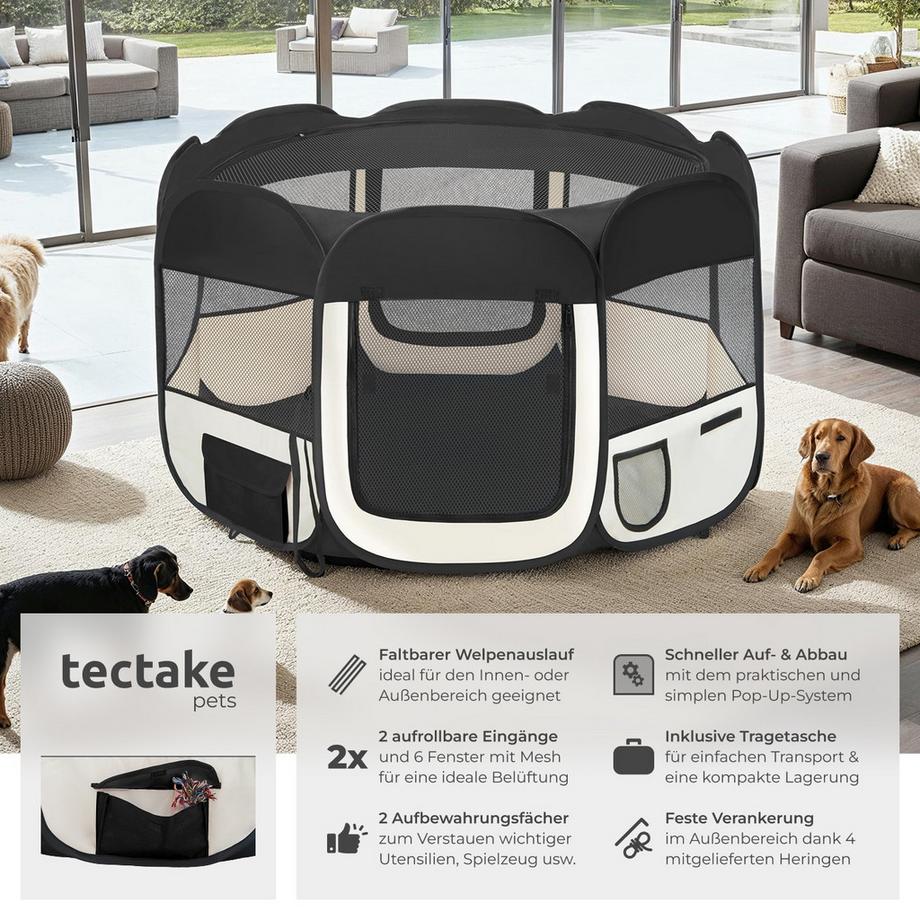 Tectake  Parc à chiots 