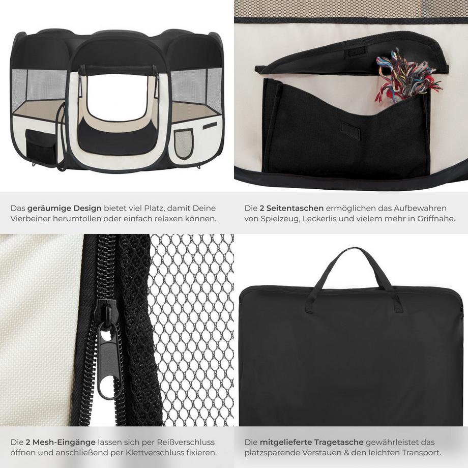 Tectake  Parc à chiots 