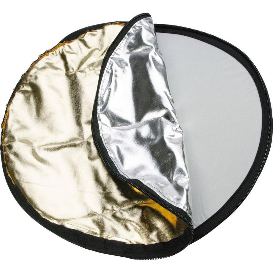 Dörr  Dörr 372560 riflettore per studio fotografico Rotondo Nero, Oro, Argento, Bianco 