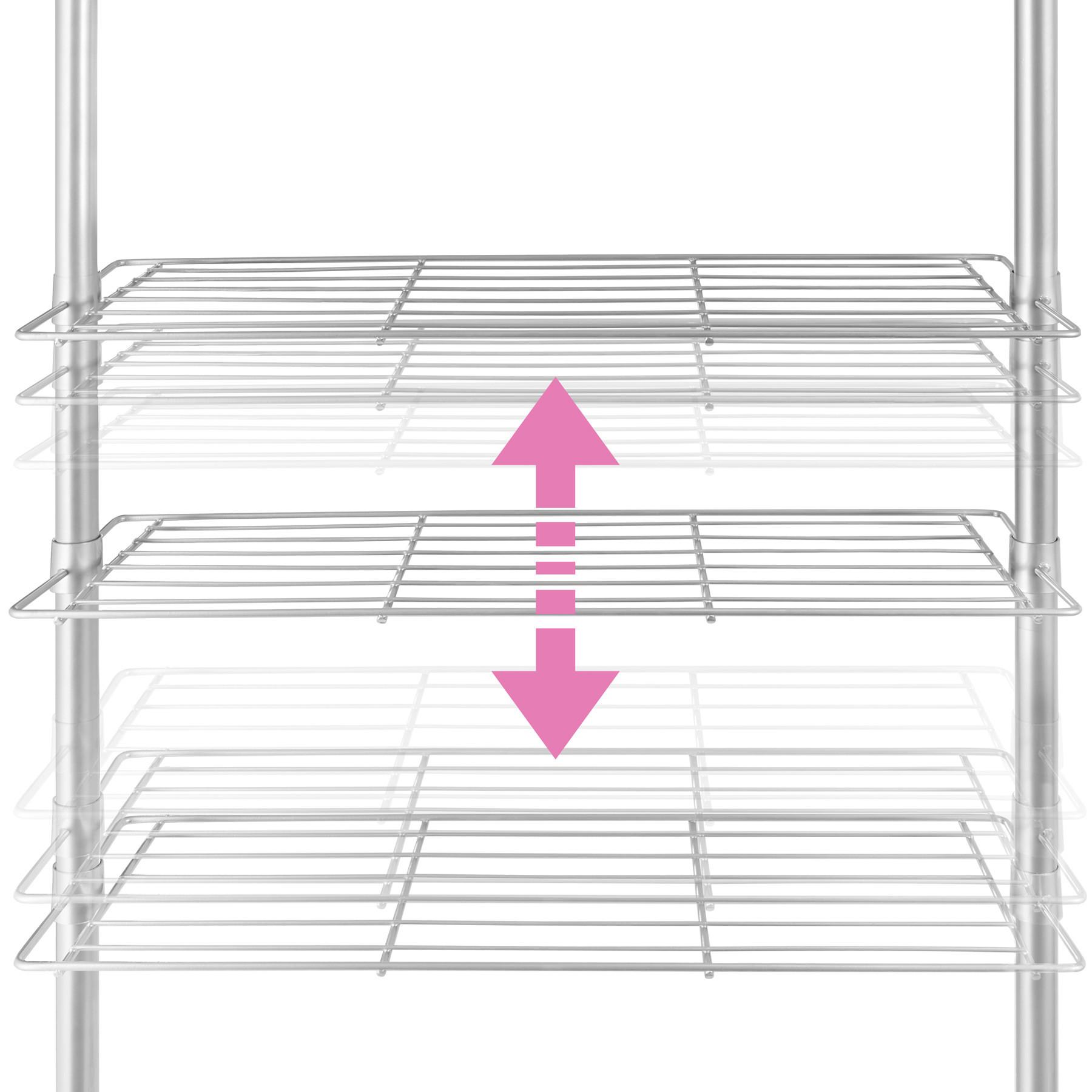 Tectake Scaffale telescopico per bagno  