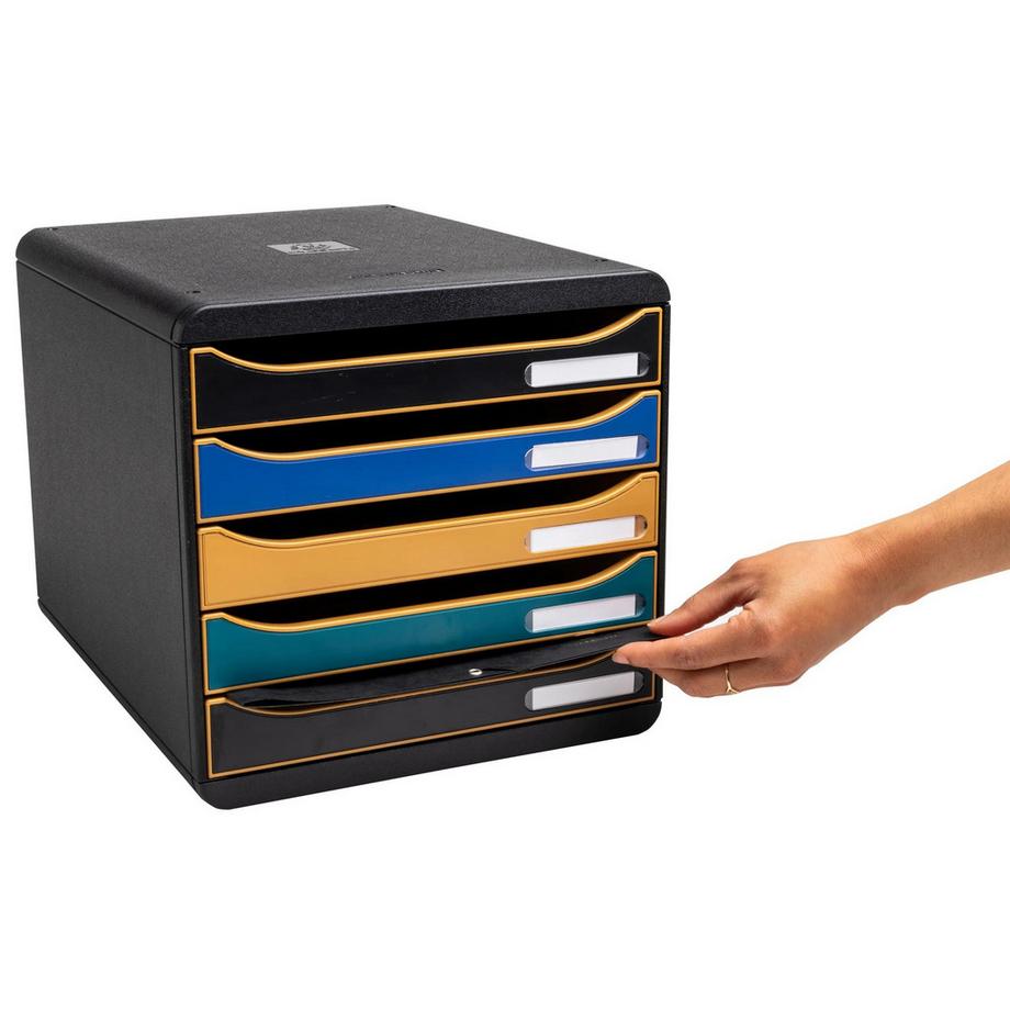 Exacompta Cassettiera Big Box Plus 5 cassetti NeoDeco  