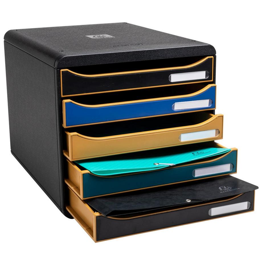 Exacompta Cassettiera Big Box Plus 5 cassetti NeoDeco  