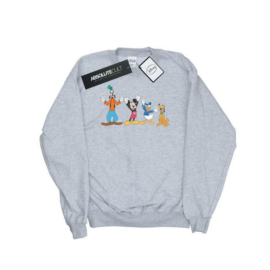 Disney Mickey Mouse Donald Duck Goofy Pluto Sweatshirt  